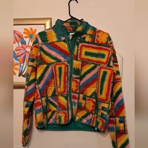 NWT Lucy and Yak Colorful Geometric Pattern Jacket